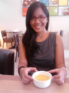 Me with the squash soup for size reference :)